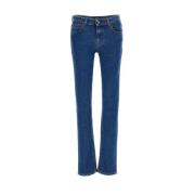 Fay Straight Jeans Blue, Dam