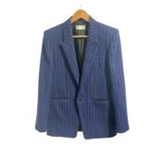 Yves Saint Laurent Vintage Pre-owned Ylle ytterklder Blue, Dam