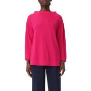 Liviana Conti Round-neck Knitwear Pink, Dam