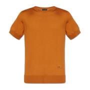 Dolce & Gabbana Stickad T-shirt Orange, Herr