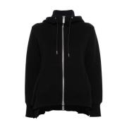 Sacai Zip-throughs Black, Dam