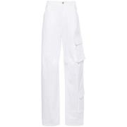 Darkpark Wide Trousers White, Dam