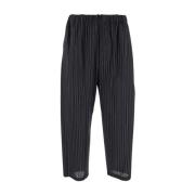 Lemaire Cropped Trousers Blue, Herr