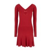 Jacquemus Knitted Dresses Red, Dam