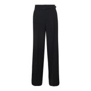 Liu Jo Straight Trousers Black, Dam