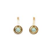 Leda Madera Earrings Multicolor, Dam