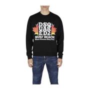 Dsquared2 Sweatshirts Black, Herr