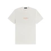 Fred Perry T-Shirts White, Herr