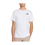 The North Face T-Shirts White, Herr