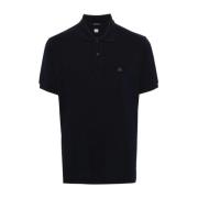 C.p. Company Polo Shirts Blue, Herr