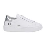 D.a.t.e. Vita och Silver Sfera Sneakers White, Dam