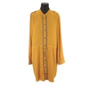 Armani Pre-owned Pre-owned Polyester klnningar Yellow, Dam