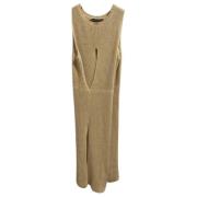 Stella McCartney Pre-owned Pre-owned Bomull klnningar Beige, Dam