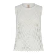 Skovhuus Round-neck Knitwear White, Dam