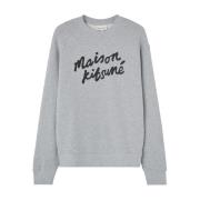 Maison Kitsuné Sweatshirts Gray, Herr