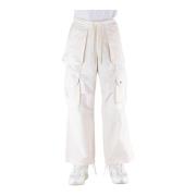 A Paper Kid Wide Trousers White, Herr