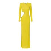 Elisabetta Franchi Dresses Yellow, Dam