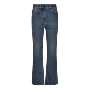 Givenchy Blå Boot Cut Jeans med Metall Detaljer Blue, Dam