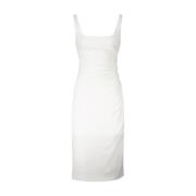 Hugo Boss Midi Dresses White, Dam
