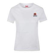 Kenzo Klassisk Crest Logo T-Shirt White, Dam