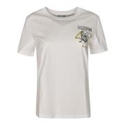 Moschino Designer T-shirts och Polos White, Dam
