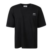 Ami Paris Ekologisk Bomull T-shirt Black, Herr