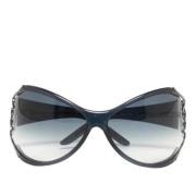 Yves Saint Laurent Vintage Pre-owned Acetat solglasgon Blue, Dam