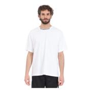 The North Face Vit Zumu Jacquard Ribbad Krage T-shirt White, Herr