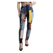 Dolce & Gabbana Skinny Jeans Multicolor, Dam