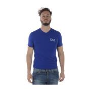 Emporio Armani EA7 T-Shirts Blue, Herr