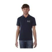 Emporio Armani EA7 Klassisk Polo Tröja Blue, Herr