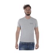 Emporio Armani EA7 T-Shirts Gray, Herr