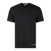 Comme des Garçons Logo Print Crew Neck T-Shirt Black, Herr