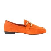 Bibi Lou Orangea Loafers för Kvinnor - Stiliga och Färgglada Orange, D...