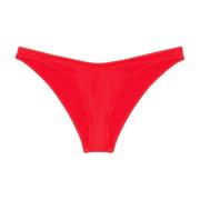 Diesel Bikiniunderdelar med oversized logotyp Red, Dam