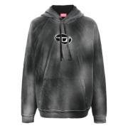 Diesel Hoodies Gray, Herr