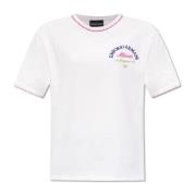 Emporio Armani Bomull T-shirt White, Dam