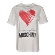 Moschino Trendiga T-shirts och Polos White, Dam