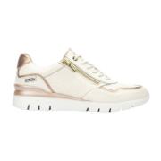 Pikolinos Beige Casual Läder Sneakers Beige, Dam