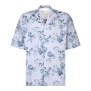 Officine Générale Short Sleeve Shirts Multicolor, Herr