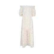 Mariuccia Milano Midi Dresses White, Dam