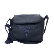 Prada Vintage Pre-owned Tyg shoppers Blue, Dam