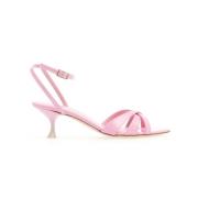 3Juin Rosa Lack Sandal med 50mm Klack Pink, Dam