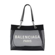 Balenciaga Vintage Pre-owned Laeder totevskor Black, Dam