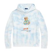 Ralph Lauren Polo Bear Huvtröjor Blue, Herr