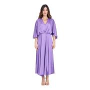 Simona Corsellini Maxi Dresses Purple, Dam