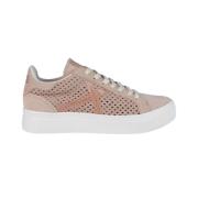 Munich Nude Platform Sneakers Multicolor, Dam