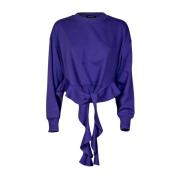 Dondup Stiliga Sweatshirts för Dagligt Komfort Purple, Dam