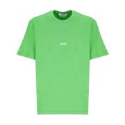 Msgm T-Shirts Green, Herr