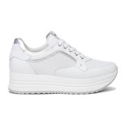 Nerogiardini Vita Läder Damsneakers White, Dam